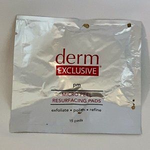 Retired Line Derm Exclusive PM Micro Peel Resurfacing Pads 15 Pack